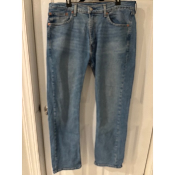 Levi's 505 Regular Fit Jeans Light Wash Classic‎ Denim W36 L32 - Picture 1 of 3